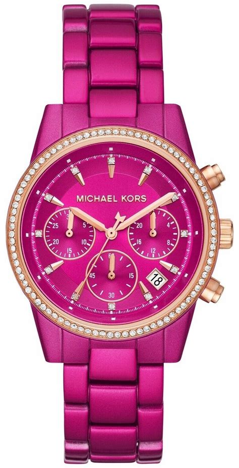 michael kors pink watch price|michael kors watch pink face.